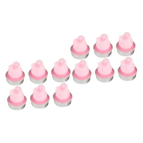 Produktbild: Ciieeo 2 Sätze Rosenförmige Kerze Halloween Die Weihnachtskerze Partybevorzugungskerzen Romantische Kerzen Heiratsantragskerzen Hochzeitskerze Duftkerzen Kreative 6 Stück * 2