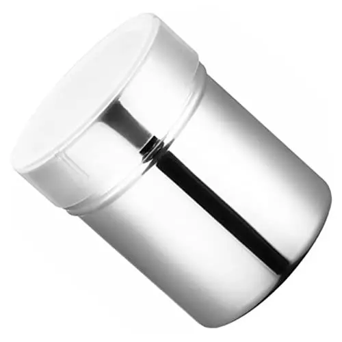 Produktbild: Ciieeo 2 Stk Gewürzglas Stahlpulverbagger Mehlstreuer mit Deckel Zuckerstreuer Salzstreuer küchenarmatur armaturen küche Pfefferstreuer Gewürzdose aus Edelstahl Rostfreier Stahl Silver