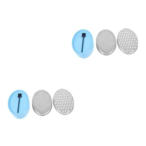 Produktbild: Ciieeo 2 Stk Käse Reibe Käseschneider Für Die Küche Handgehaltener Gemüseschneider Kreisschneider Robuster Käsehobel Kartoffelzertrümmerer Kartoffelreibe Küchengerät Käsemühle Edelstahl
