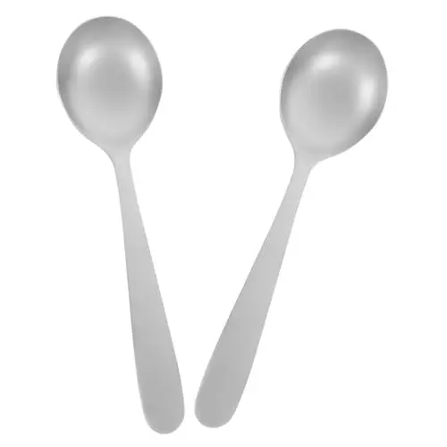 Produktbild: Ciieeo 2-teiliges Suppenlöffel-set Servierutensilien-set Aus Edelstahl Zum Und Kochen