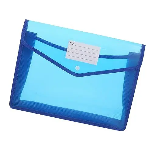 Produktbild: Ciieeo 2st Aktenordnertaschen Aktentasche Ordner Mit Dokumententasche Tasche Für Akte Empfangsbehälter Erweiterbarer Dokumentenordner Kleiner Beutel Quittungsordner A4 Coupon Schnalle