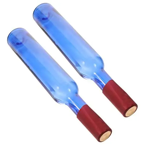 Produktbild: Ciieeo Set Mit 2 Leeren Weinflaschen 375 Ml Schnapsflaschen Aus Glas Dekorativer Flachmann Für Blumenarrangements Zu Hause