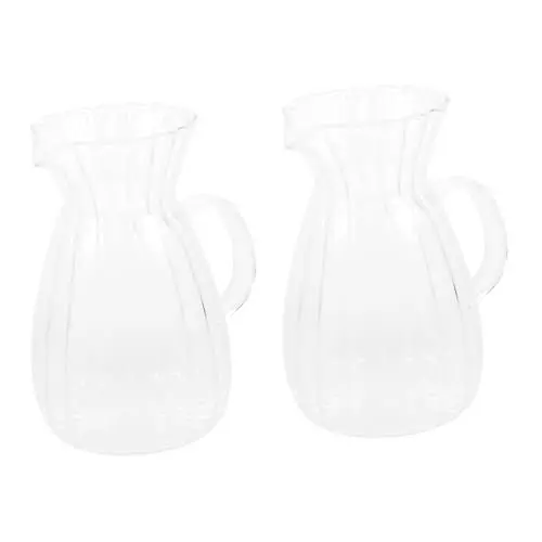 Produktbild: Ciieeo 2st Milchkännchen Aus Glas Kleiner Sahnekännchen Zarter Milchkrug Multifunktions-sahnekännchen Sahnekännchen Für Den Haushalt Milchkännchen Für Den Täglichen Gebrauch Transparent