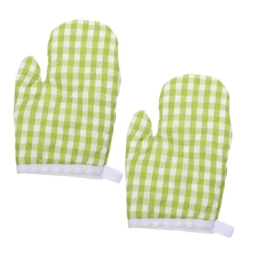 Produktbild: Ciieeo 2st Ofenhandschuhe Ofenfeste Handschuhe Grillhandschuhe Mikrowellenhandschuhe Schweißhandschuhe Backhandschuh Topfhandschuh Für Die Küche Küchentopf Kind rutschfest Polyester