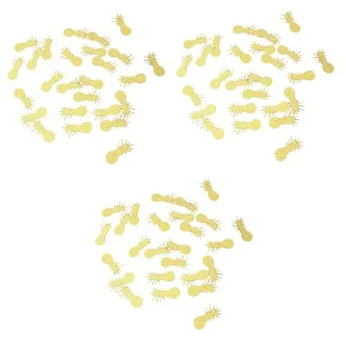 Produktbild: Ciieeo 300stücke Dekorative Papier-konfetti Ananasform Für Partys Und Festivals Tischdeko Und Streudeko Für Geburtstags Und Hochzeitsfeiern