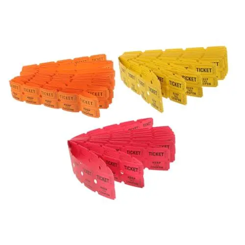 Produktbild: Ciieeo Karneval Party Tickets 300 Stücke Tombola Tickets Event Ticket Papier Multi-Spiel Zubehör