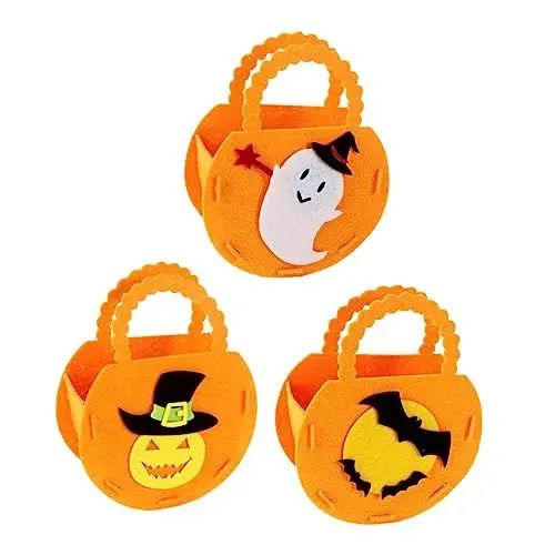 Produktbild: Ciieeo 3St Halloween-Einkaufstasche halloween kinder geschenke halloween snacks Halloween-Süßigkeits-Einkaufstaschen Taschen für Halloween- geschenktüten Massentragetaschen
