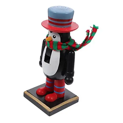 Produktbild: Ciieeo 3 STK Pinguin-weihnachtsschmuck Pfefferminz Nussknacker Regaldekorationsartikel Weihnachtliche Nussknackerfiguren Holzsoldaten Marionettenpuppe Klassisch Harz Krankenschwester