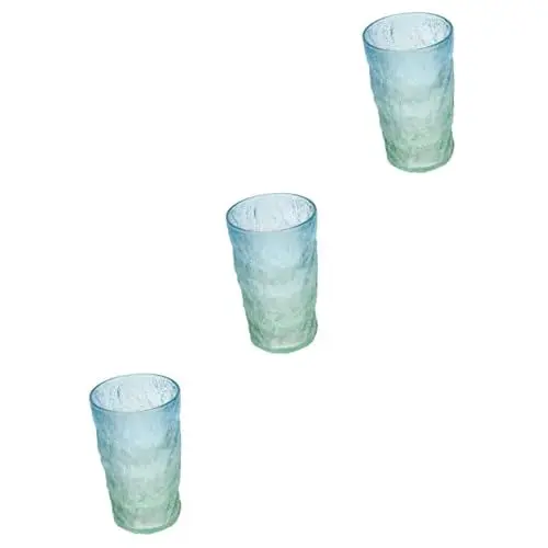 Produktbild: Ciieeo 3 STK Wasserbecher kaltes getränk Glasbecher unikal Kristallglaswaren Highball-Cup Trink Gläser Wassergläser Saftaufbewahrungsbecher Trinkbecher Hohe Kapazität Tasse Becher Trinken
