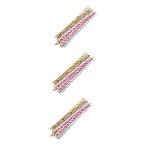 Produktbild: Ciieeo 3 Sätze Marshmallow-Stick Mini Zuckerwatte EIS Am Stiel Kommerziell Zuckerschaufel Zuckertüte Süßigkeiten Schmelzen Baumwolle Zinn Wattestäbchen Pop Papier 50 Stück * 3