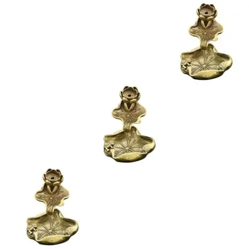 Produktbild: Ciieeo 3 Stück Einsatz Keramikbrenner Räuchergefäß Duftstäbchen Feng Shui Statue Figur Rückfluss Räuchergefäß Aromabrenner Rückfluss Räucherstäbchenhalter Buddha