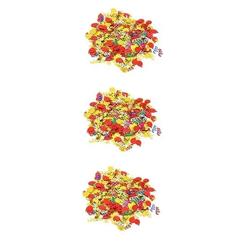 Produktbild: Ciieeo 3st Hochzeitskonfetti Streuung Auf Dem Hochzeitstisch Tischkonfetti Hochzeitsaufkleber Kuchen Konfetti Weihnachtsaufkleber Babyparty-tischstreuung Hochzeitsballons