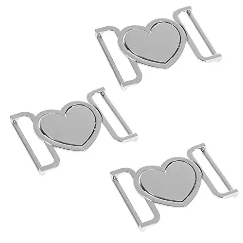 Produktbild: Ciieeo 3stücke Gürtelschnallen Interlock Schnallen Kleidung Dekorative Schnallen Mantelgürtelschnallen Metall