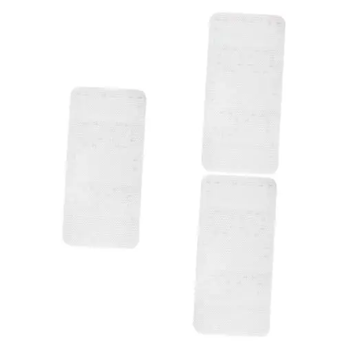 Produktbild: Ciieeo 3st Rutsch Feste Matte Für Die Badewanne Keine Duschmatten Wannenmatten Große Badewannenmatte Badewanne Fußmatte Wanne Saugmatte PVC rutschfest Weiß Badematte, OM166ZA9B44203SDT