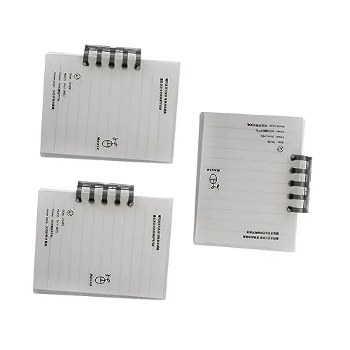 Produktbild: Ciieeo 3st Wortbuch-notizblock Zeitplan Handbuch Spiralförmiges Mini-notizbuch Notizblöcke Für Die Terminplanung Zeitmanagement Notizblöcke Leer Papier Schüler Schreiben Tragbar A5