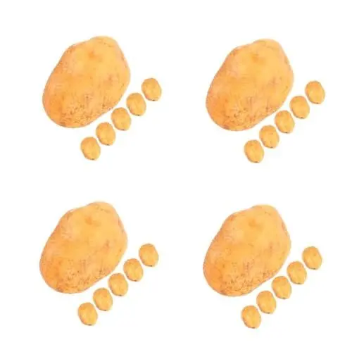 Produktbild: Ciieeo 4 Sätze 4 Sets Simulationskartoffeln Gemüsemodell Künstliche Kartoffeln Rollenspielzeug Lebensechte Kartoffeln Realistisches Kartoffelmodell Kartoffel Realistische 6 Stück * 4