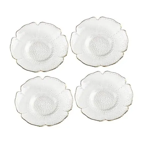 Produktbild: Ciieeo 4pcs Japanische Glas Teetasse Untersetzer Wärme Isolierte Matten für Kaffee Tisch Hitze Beständig Tee Tasse