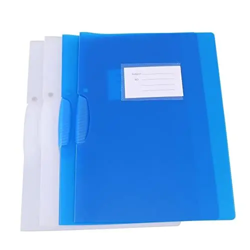 Produktbild: Ciieeo 4stücke Transparenter Drehordner Binder Zugstangenordner Kunststoffordner Büroordner Berichtsordner