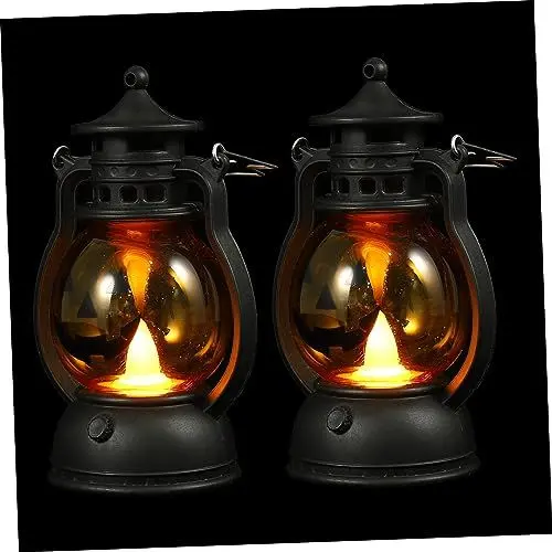 Produktbild: Ciieeo 4 Stück Tragbare Kürbislaterne Outdoor- Kürbis-LED-Laterne Halloween Teelichter Laterne Halloween Pumpkin halloweenkürbis Kürbisse aus Kunststoff Halloween-Laterne Plastik