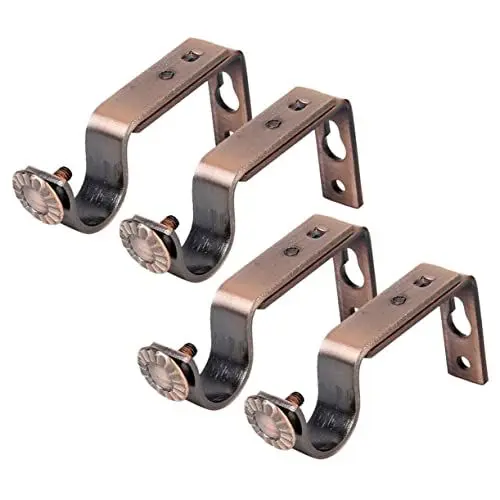 Produktbild: Ciieeo Halterung für Gardinenstangen Aus Kupfer für 18–22 Mm Lange Stangen und Stilvolle Montagehalterung