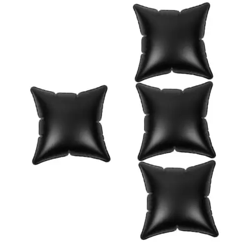 Produktbild: Ciieeo 4 Stück aufblasbares Kissen Campingkissen Kissen für die Couch Bettkissen Kissenteil aufblasbares Wurfkissen Couchkissen tragbar Sofakissen Camping-Ausrüstung Kopfkissen Reisen PVC