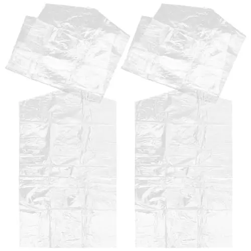 Produktbild: Ciieeo 50 Stück 60 X 100 Cm Transparente Staubschutzhülle Aus Kunststoff Für Kleidersäcke Trockenreinigungsbeutel Für Die Aufbewahrung Im Schrank