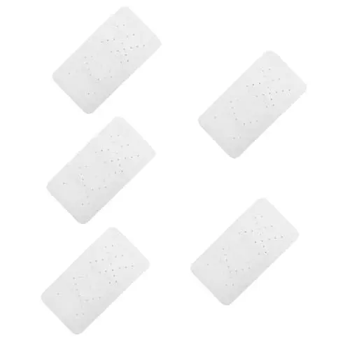 Produktbild: Ciieeo 5st rutschfeste Bodenmatte Teppich rutschfeste Duschmatte Bodenmatte Kieselgur Astetische Raumdekoration Tür+matten+Indoor Saugfähig+tür+Matte+innen Ältere Türmatte PVC Wanne
