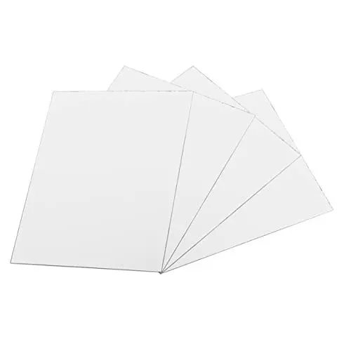 Produktbild: Ciieeo 5 Sätze Weicher Spiegel Aus Acryl Acrylic Mirror Spiegel Schlafzimmer Aufkleber Spiegel Selbstklebende Spiegelfliesen Bastelsachen Spiegelquadrate Wanddekoration 4 Stück * 5