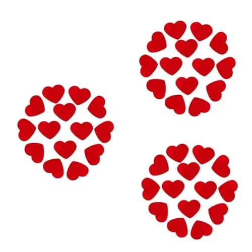 Produktbild: Ciieeo 600stücke Herzform -konfetti Tischdekoration Für Hochzeiten Für Feiern Valentinstag Shower Romantische Anlässe