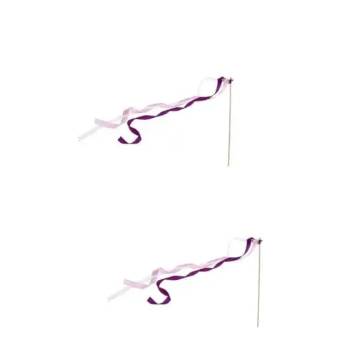 Produktbild: Ciieeo 60 STK Zauberstäbe winkende Partystreamer Fitnessbänder Luftschlangen DIY Wedding hochzeitsgeschenke Dekor das Zauberstab Funkeln Schleife Latte-Kunst schmücken Kind