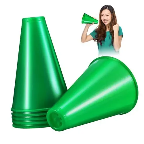 Produktbild: Ciieeo 6 STK Event triffier Party Supplies Spielaktivitäten plasure jubeln Cheerleader-Megaphone Jubel-Megaphon groß Jubel-Megafon-Dekorationen Party-Megafone Party-Horn Plastik Green