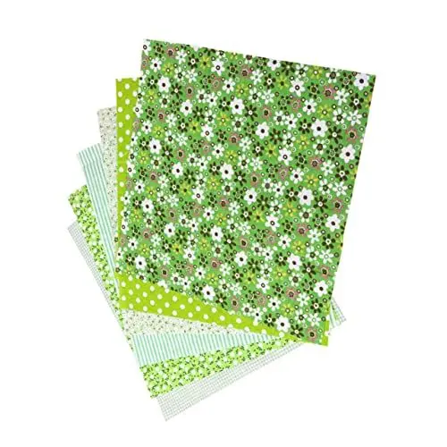 Produktbild: Ciieeo 7st Stoff Patchwork Baumwollstoff Blumen Patchwork Stoff Stoffreste Floraler Baumwollstoff Stoffe Zum Nähen Stoff Zum Nähen Von Blumen Weihnachts-patchwork Kasten Lieferungen