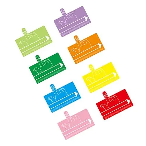 Produktbild: Ciieeo 8st Lesezeichen Hervorhebungsstreifen Textmarkerstreifen Fingerfokus-lesestreifen Lesehilfeblätter Lesehilfestreifen Finger-spacer-schreibgeräte Lieferungen Handschrift Abs Kind