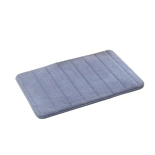 Produktbild: Ciieeo Nicht-badematte Gemütliche Bodenmatte Memory Foam Grau 40x60cm Badezimmer Duschmatte