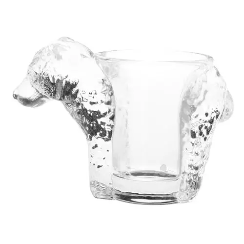 Produktbild: Ciieeo Schnapsglas mit Tiermotiv Schwerer Boden Verspielte Bärenform für Wodka Whisky Espresso Schnapsbecher
