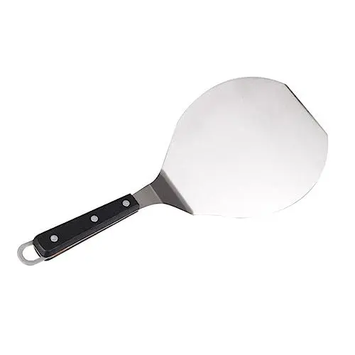 Produktbild: Ciieeo Edelstahlschaber Pizzaheber Pizzaofen Paddel Pizzaspatel Pizzapizzazz Runder Pizzapaddel Pizzaschaufel Pizzaheber Spatel Kuchenschaufel