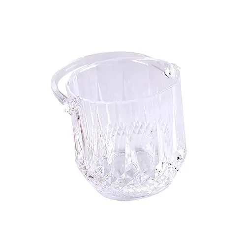 Produktbild: Ciieeo Bar Bucket Acryl Runder Eiskübel 12cm X 13cm Rotwein Eiskühler Eiskübel Party
