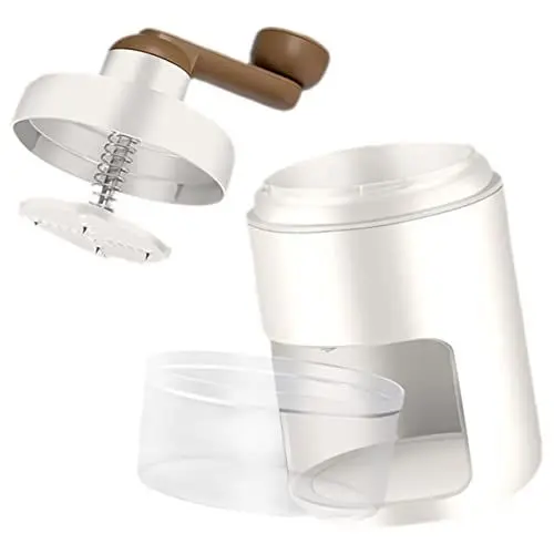 Produktbild: Ciieeo Eismaschine icecrusher Eiszerkleinerer handlicher Eiscrusher Eistütenmaschine elektrischer Eiscrusher Mini-Elektroschneebesen Crushed-Ice-Maschine Eismühle Xiaobing Kurbel