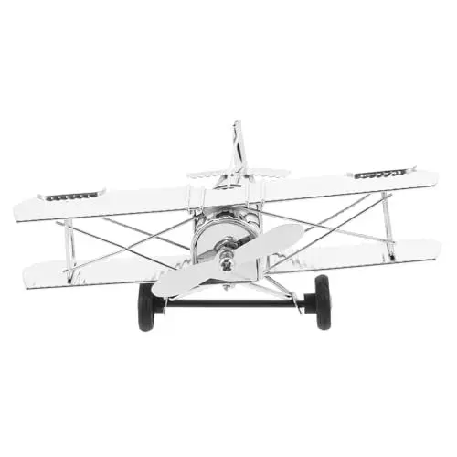 Produktbild: Ciieeo Metallhandwerk Exquisites Vintage-flugzeugmodell Metallflugzeug-Ornament für Das Studium