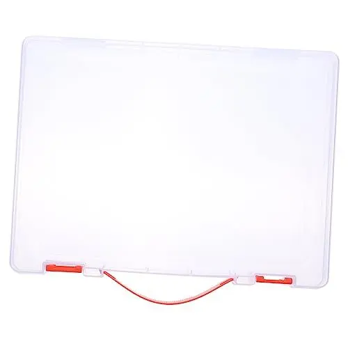 Produktbild: Ciieeo Foto-aufbewahrungsbox Bastelprojektbox Tragbarer Projektkoffer Foto-organizer-box Aktenkoffer Aus Kunststoff Büro-schreibtisch-organizer Studienbedarf Schulmaterial Pp A4 Verdicken
