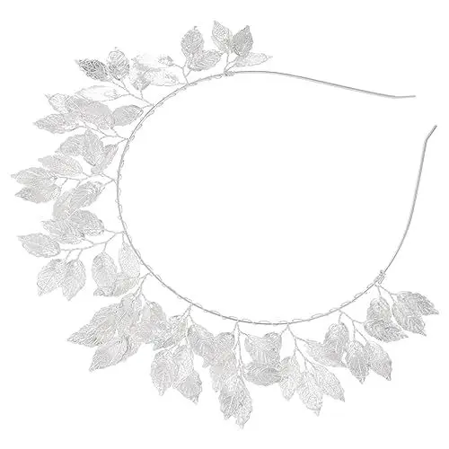 Produktbild: Ciieeo Golden Leaves Headband, Alloy Hair Hoop for Women and Girls, Elegant Greek Goddess Headdress, Fashion Hair Accessories for Parties and Events