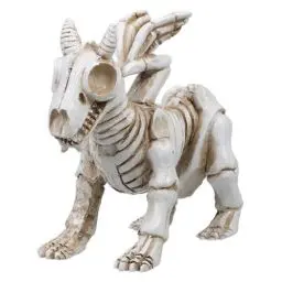 Produktbild: Ciieeo Halloween Bewegliche Hundeskelett-Dekoration Skelett-Welpenfigur Halloween-Dekoration Tierwelpe Kunststoffknochen Für Halloween-Dekoration Friedhofsparty-Dekoration