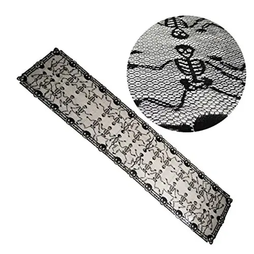 Produktbild: Ciieeo Halloween tischdecke Halloween Table Cloth Tischdecke für Esszimmer-Tische Halloween tischdeko Tischdecke für Picknick-Tische Halloween tischtuch Rechteck Tischläufer Tortenspitze