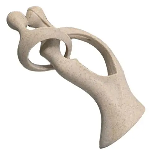 Produktbild: Ciieeo Harz Skulptur Kreative Desktop Dekoration Moderne Statue für Büro und Hochzeit Langlebig für Bücherregal und Tischgestaltung