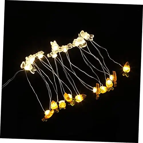Produktbild: Ciieeo Karottenhäschen-Lampe led ligts led-light für geldgeschenke ostern cute decoration osterdeco osterndeko blitzlicht Feder farbige Lichter Batterie Lichterketten Dekorationen Plastik