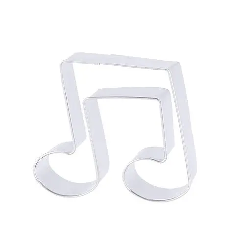 Produktbild: Ciieeo Ausstechformen-set Mit Musiknoten Edelstahl Backformen Für Fondant Schokolade Kuchen
