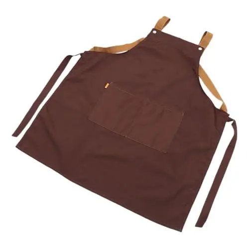 Produktbild: Ciieeo Küchen und Garten Schürze aus Robustem Canvas mit Taschen für Kochen Backen und Gartenarbeit Langlebig und Schmutzabweisend als für Freunde und Familie