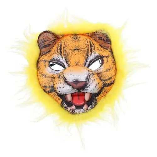 Produktbild: Ciieeo Pu Halloween Tiger Maske Eva Tier Volle Realistische Prop Für Kostüm Party