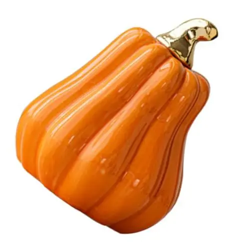 Produktbild: Ciieeo Halloween-kürbis-bastelset Keramik-kürbis-Ornament Langlebig Und Leicht Zu Reinigen Heimdekoration