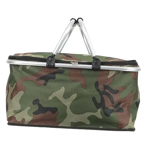 Produktbild: Ciieeo Isolierte Große Lunchtasche Für Outdoor 30 L Picknick-lebensmittelbehältertasche Reißverschluss Dekorative Bento-tasche Zur Sicheren Aufbewahrung